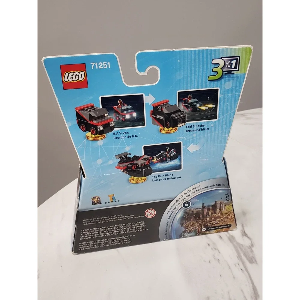 NEW SEALED Legos Dimensions Fun Pack 71251 The A-Team B.A. Baracus Mr. T & Van